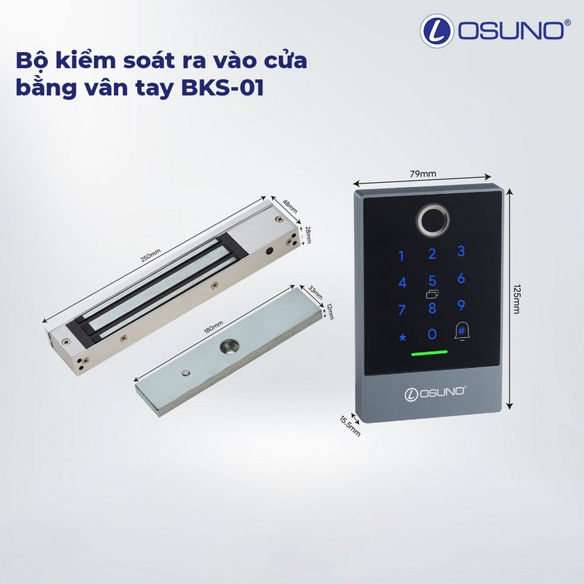 Lắp khóa vân tay cho cửa cuốn | 12 Tiêu chí chọn mua khóa vân tay cho cửa cuốn
